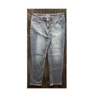 Time and Tru Women’s Size 14 Dark Wash Straight-Leg Stretch Jeans – 27.5” Inseam